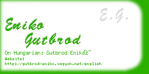 eniko gutbrod business card